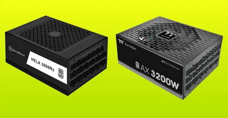 Thermaltake и SilverStone представили блоки питания мощностью свыше 3000 Вт &mdash; они поддерживают до четырёх RTX 5090