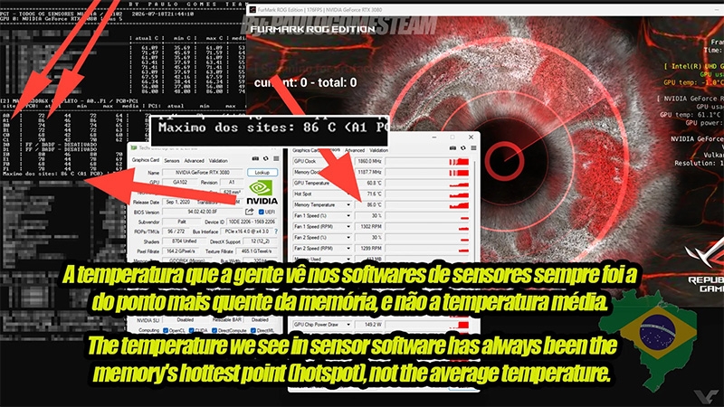 Видеокарты Nvidia умеют показывать температуру каждого чипа памяти по отдельности — энтузиасты нашли доступ