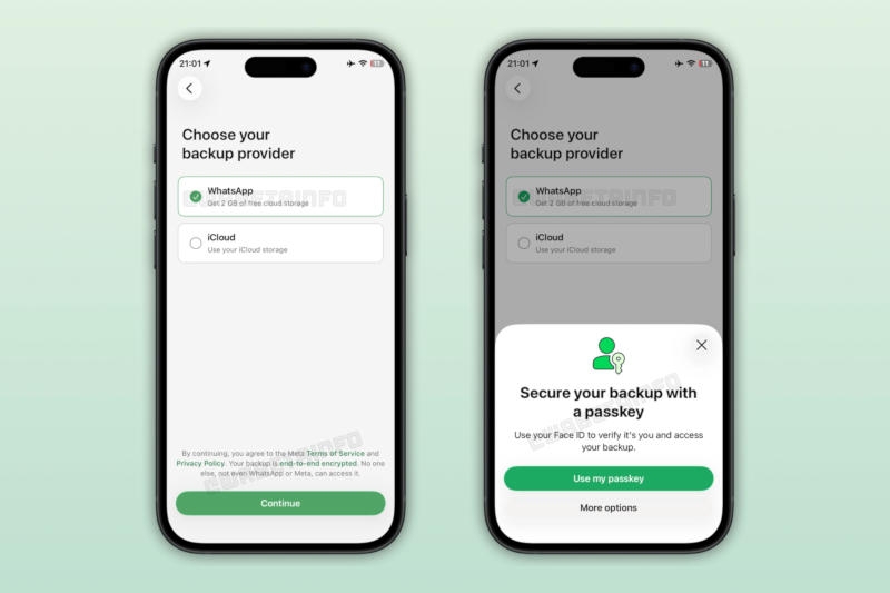 WhatsApp готовит собственное облако для резервных копий чатов