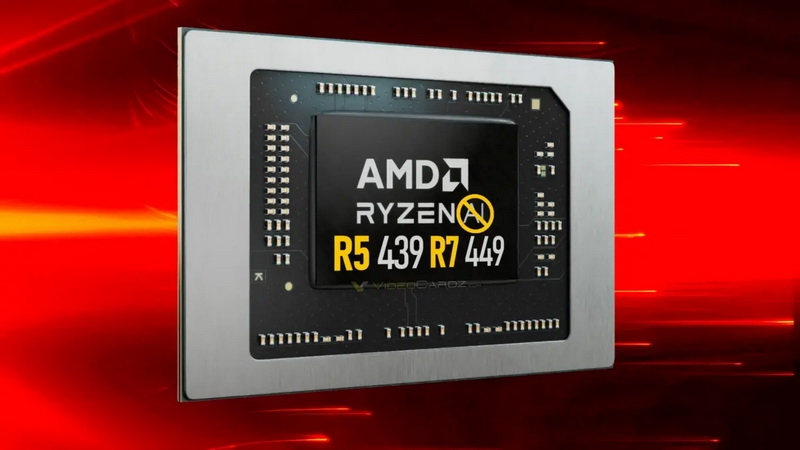 AMD без лишнего шума анонсировала мобильные процессоры Ryzen 5 439 и Ryzen 7 449 без NPU