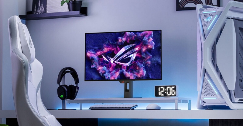 Asus готовит семёрку OLED-мониторов, включая версии с поддержкой 4K@360 Гц и 1080p@560 Гц