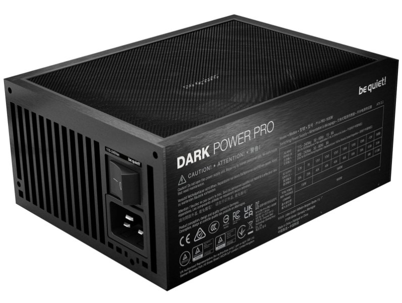 Be quiet! представила БП Dark Power Pro 14 IO — до 1600 Вт, ATX 3.1 и PCIe 5.1, поддержка интеллектуального управления и цена от $480