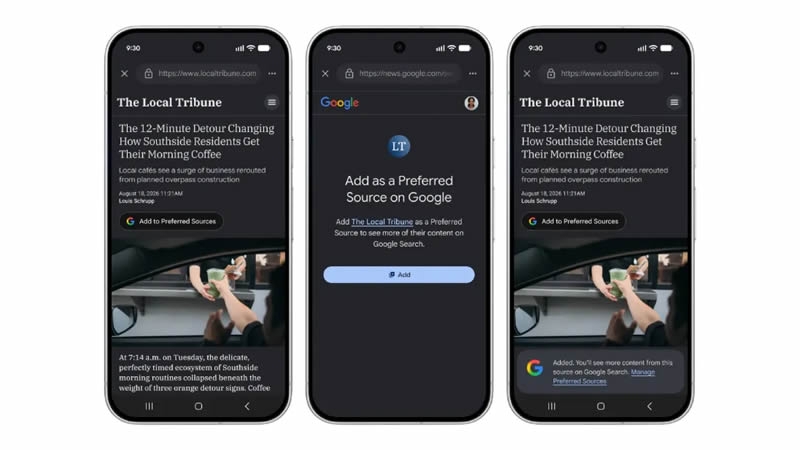 Google представила функцию, которая поможет вернуть сайтам потерянный из-за ИИ трафик