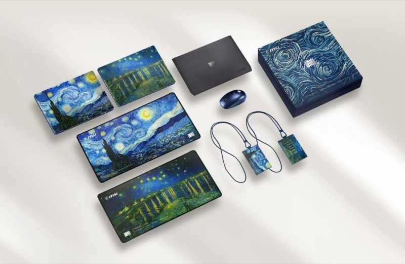 MSI оценила ноутбук Prestige 14 Flip AI+ Vincent van Gogh Edition с картинами Ван Гога в €2499