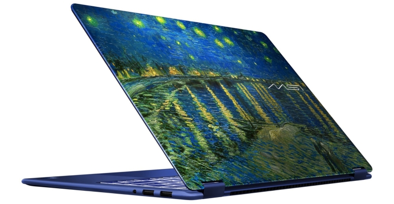 MSI оценила ноутбук Prestige 14 Flip AI+ Vincent van Gogh Edition с картинами Ван Гога в €2499