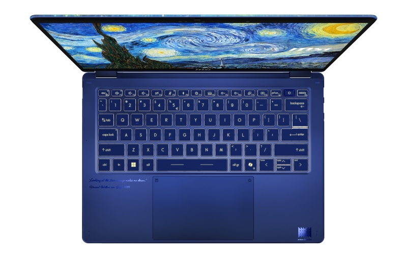 MSI оценила ноутбук Prestige 14 Flip AI+ Vincent van Gogh Edition с картинами Ван Гога в €2499