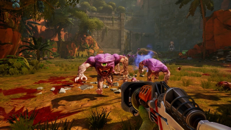 Новый геймплейный трейлер подтвердил дату выхода Serious Sam: Shatterverse — адреналинового шутера на пятерых про мультивселенную Сэмов
