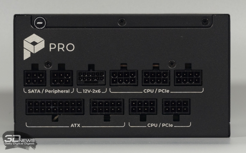 Обзор блока питания MSI PRO A1000PL PCIE5