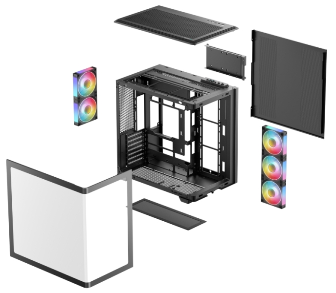 Обзор и тестирование панорамного корпуса DeepCool CG590U 5F
