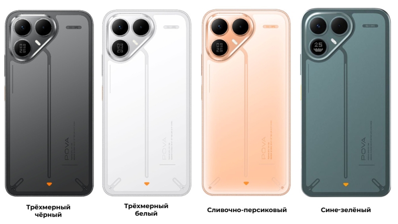 Обзор смартфона TECNO POVA 8: огромная батарея, второй экран и eSIM