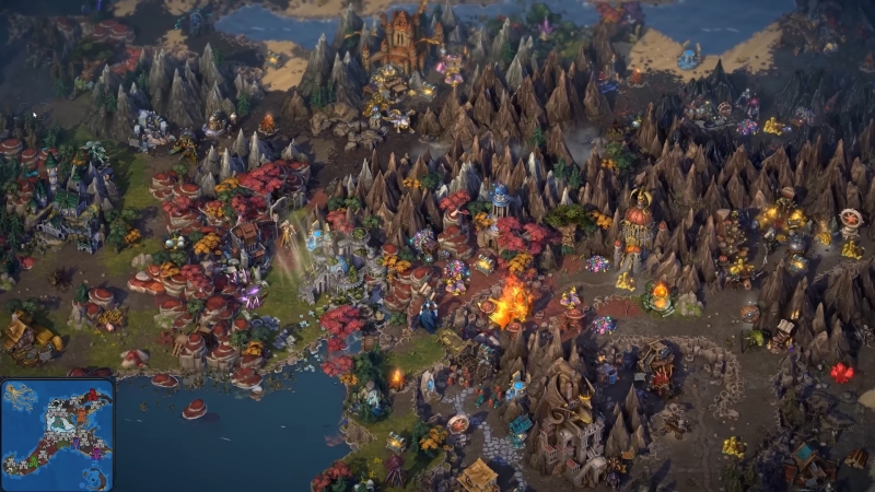 В Heroes of Might & Magic: Olden Era появился «Таинственный остров» — ремейк легендарной карты из «Героев Меча и Магии III»