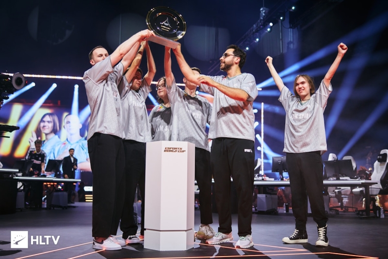 Второе чемпионство за день: команда Team Spirit выиграла турнир Esports World Cup 2026 по Counter-Strike 2