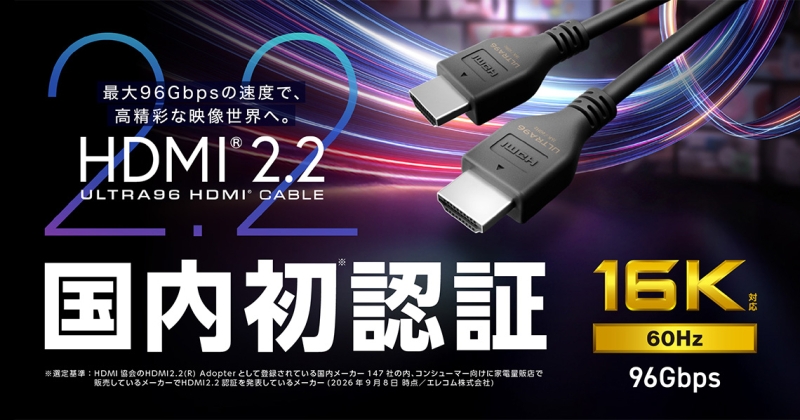 К следующему поколению видеокарт готовы: начались продажи кабелей HDMI 2.2 с пропускной способностью до 96 Гбит/с