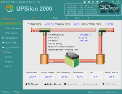 Обзор ИБП Ippon Na+ II TAE 1000 с натрий-ионным аккумуляторами