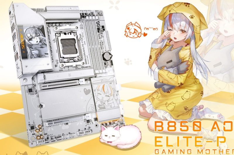 Обзор материнской платы Gigabyte B850 Aorus Elite-P Ice: анимешная хардкорность