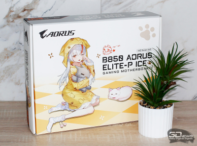 Обзор материнской платы Gigabyte B850 Aorus Elite-P Ice: анимешная хардкорность