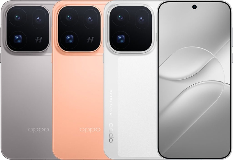 Oppo представила смартфон Find X10 Pro Max с тройкой 200-Мп камер, 2-нм чипом Dimensity 9600 Pro и батареей на 8000 мА·ч