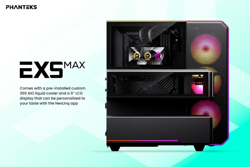 Phanteks выпустила корпуса EX5 с отдельными «комнатами» для матплаты, видеокарты и блока питания
