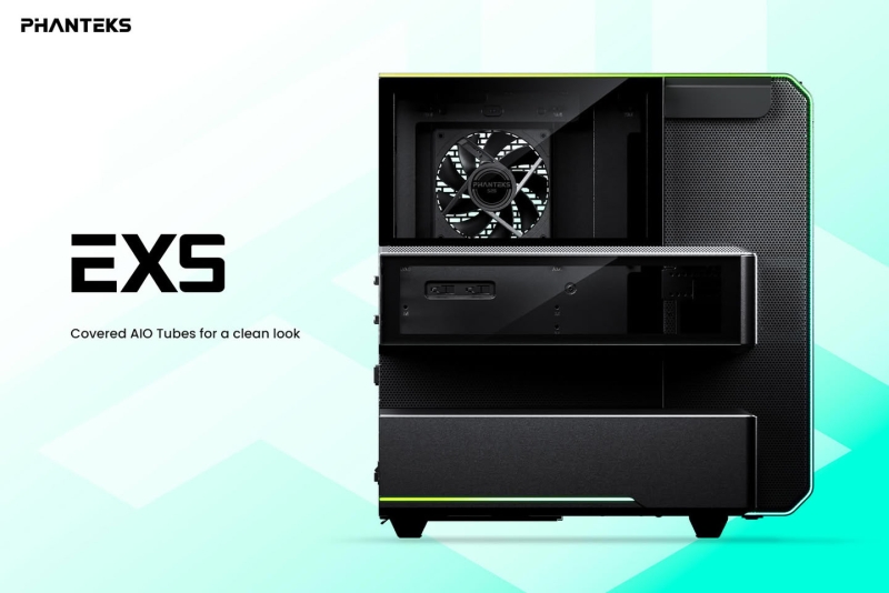 Phanteks выпустила корпуса EX5 с отдельными «комнатами» для матплаты, видеокарты и блока питания
