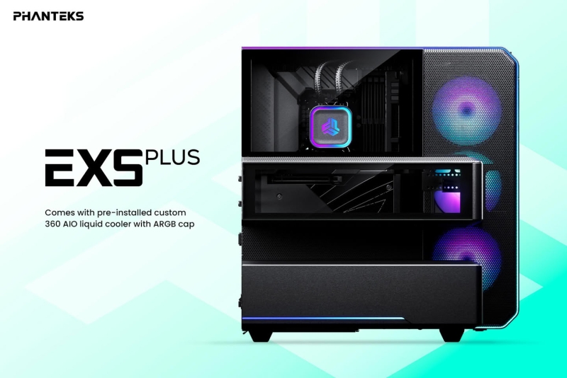 Phanteks выпустила корпуса EX5 с отдельными «комнатами» для матплаты, видеокарты и блока питания