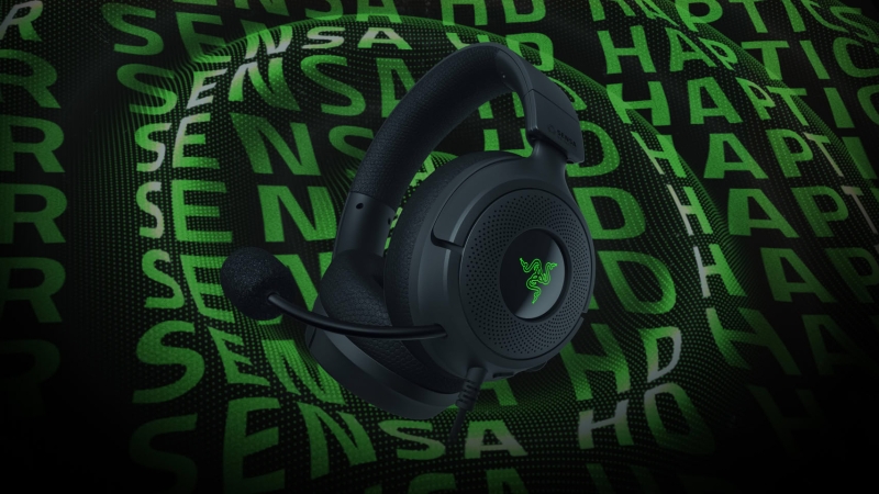 Razer представила игровую гарнитуру Kraken V4 X Sensa HD Haptics Edition с тактильной обратной связью