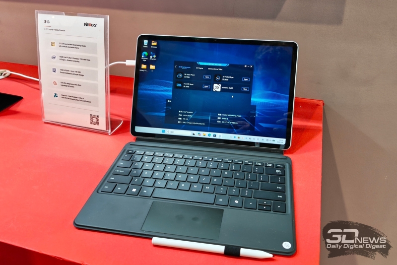 Репортаж со стенда Ninkear на IFA 2026: мощный ноутбук U9 Pro, Windows-трансформеры S13 и россыпь мини-ПК