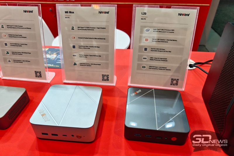 Репортаж со стенда Ninkear на IFA 2026: мощный ноутбук U9 Pro, Windows-трансформеры S13 и россыпь мини-ПК