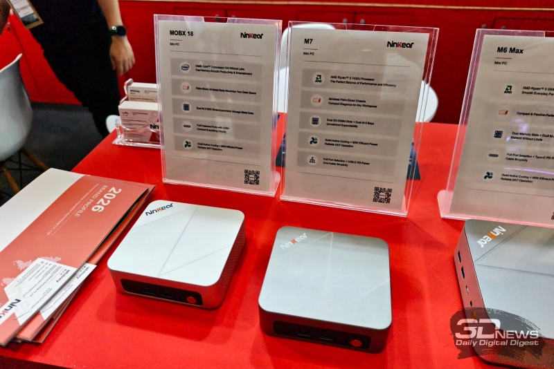 Репортаж со стенда Ninkear на IFA 2026: мощный ноутбук U9 Pro, Windows-трансформеры S13 и россыпь мини-ПК