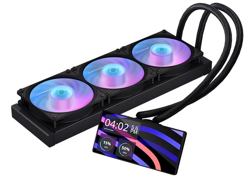 Cooler Master выпустила СЖО B360 TV ARGB с 6-дюймовым поворотным экраном