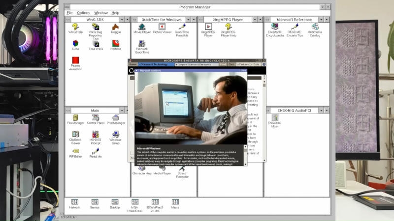 Энтузиаст установил Windows 3.1x на компьютер 2025 года &mdash; и она заработала c&nbsp;Ryzen 9 9900X и&nbsp;RTX 5060 Ti