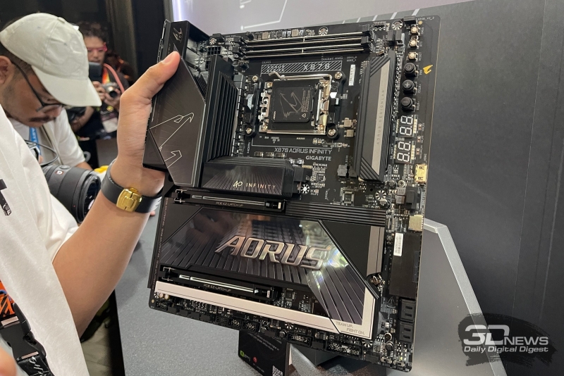 Gigabyte представила платы X870E Aorus Infinity Next с пористыми радиаторами и X870 Aorus Infinity для разгона памяти