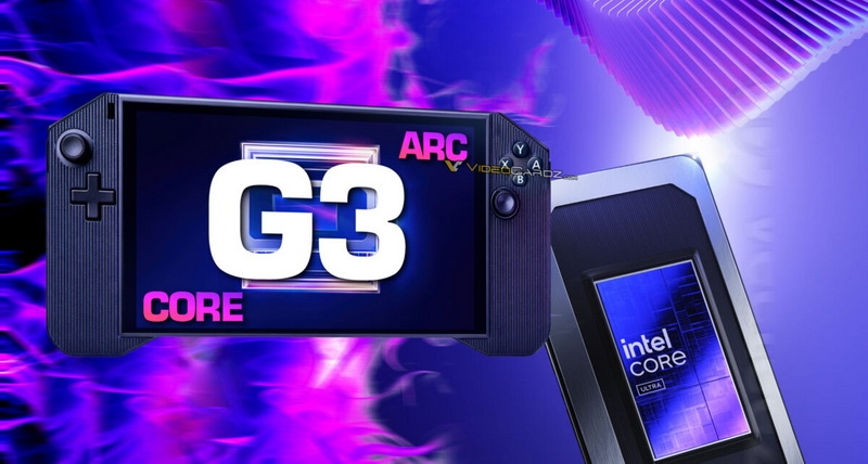 Intel готовит процессоры Core G3 на базе Panther Lake для портативных игровых консолей