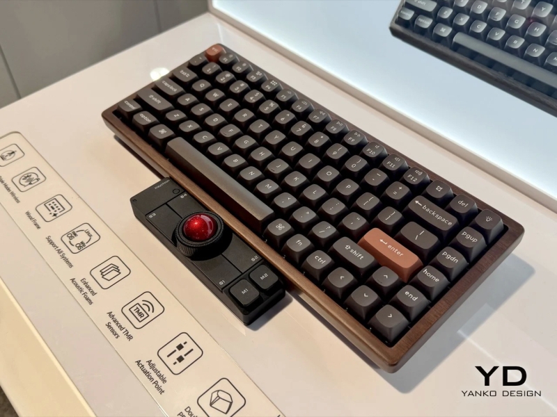 Keychron представила трекбол Nape Pro с программируемыми кнопками&nbsp;&mdash; эргономичное дополнение к клавиатуре