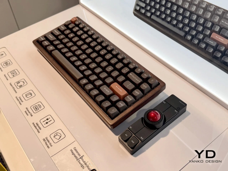 Keychron представила трекбол Nape Pro с программируемыми кнопками&nbsp;&mdash; эргономичное дополнение к клавиатуре