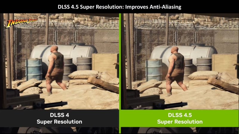 Nvidia выпустила графический драйвер с поддержкой DLSS 4.5 Super Resolution