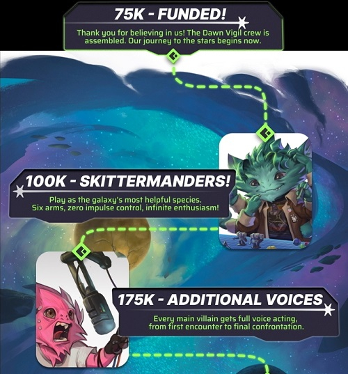 Полный комплект: благодаря успеху на Kickstarter нелинейная партийная ролевая игра Starfinder: Afterlight выйдет в наилучшем виде