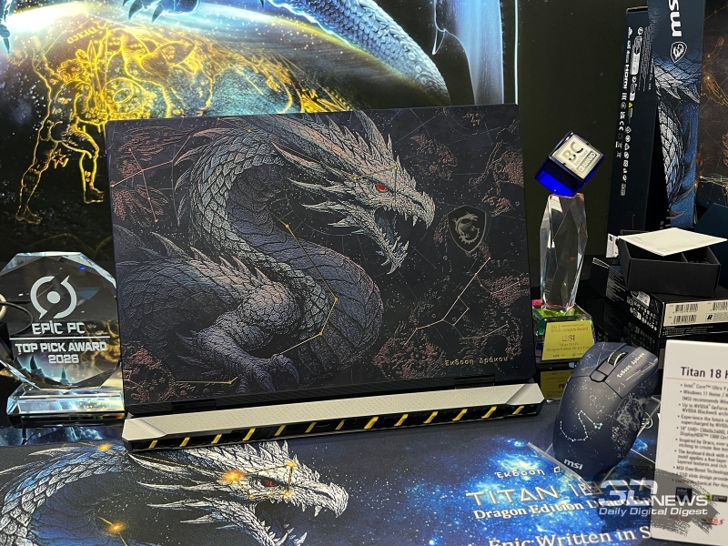 Репортаж со стенда MSI на Computex 2026: первый ноутбук на Nvidia RTX Spark,&nbsp;юбилейный Titan с RTX 5090 и другие новинки