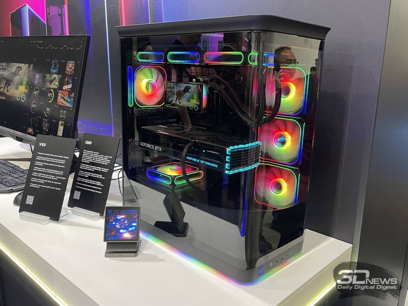 SAMA на Computex 2026: необычные корпуса, СЖО с двумя экранами и новые блоки питания