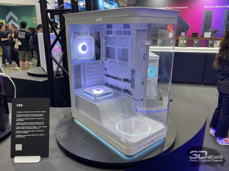 SAMA на Computex 2026: необычные корпуса, СЖО с двумя экранами и новые блоки питания