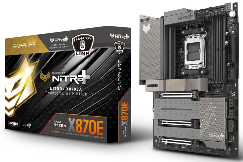 Sapphire выпустила&nbsp;&laquo;беспроводные&raquo;&nbsp;видеокарты Nitro+ Radeon RX 9070 XT PhantomLink на мировой рынок