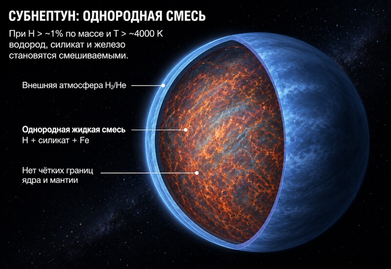 Учёные выяснили, что у большинства планет в нашей галактике может не быть ядра